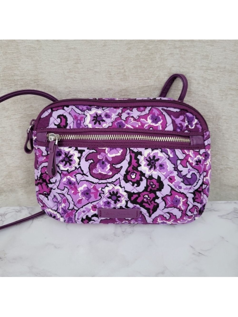 Vera Bradley "Lilac Paisley" Iconic
Little Crossbody Bag